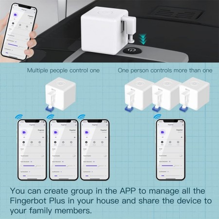 MOES Fingerbot Plus Smart Button Pusher